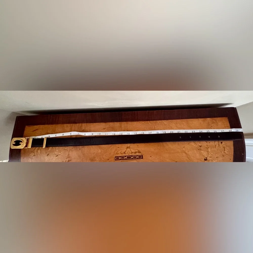Authentic Gucci Brown Leather GG Buckle Belt | Made in Italy | Dust Bag - Picture 6 of 7